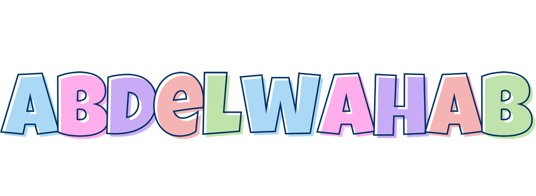 Abdelwahab pastel logo