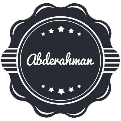Abderahman badge logo