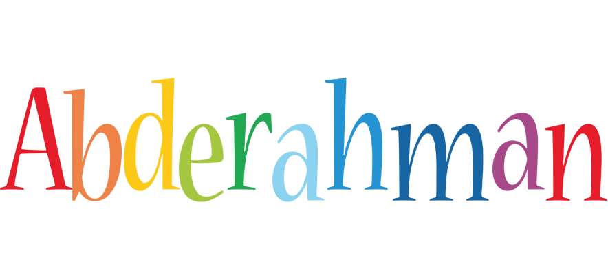 Abderahman birthday logo