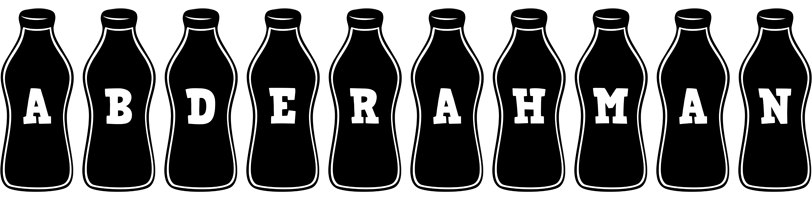 Abderahman bottle logo