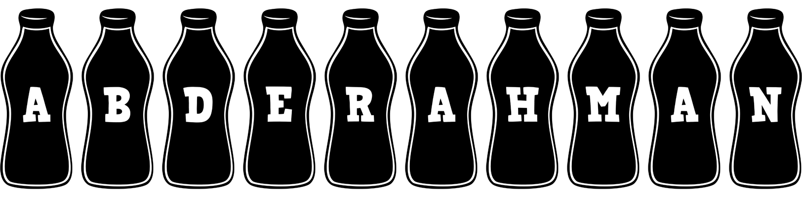 Abderahman bottle logo