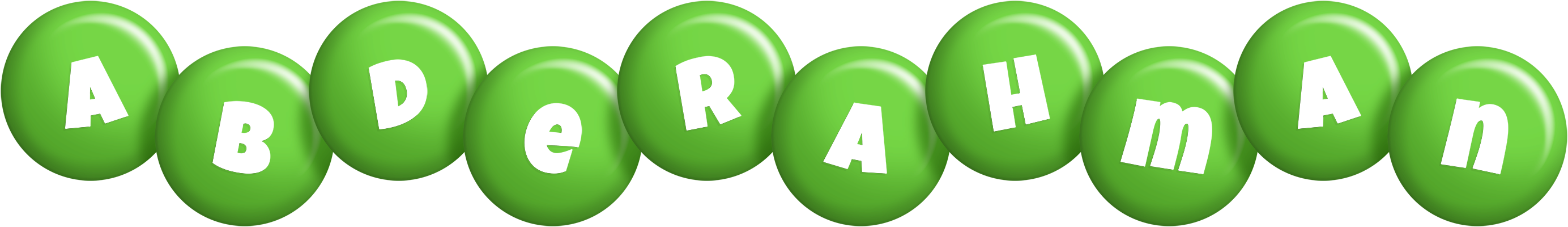 Abderahman candy-green logo