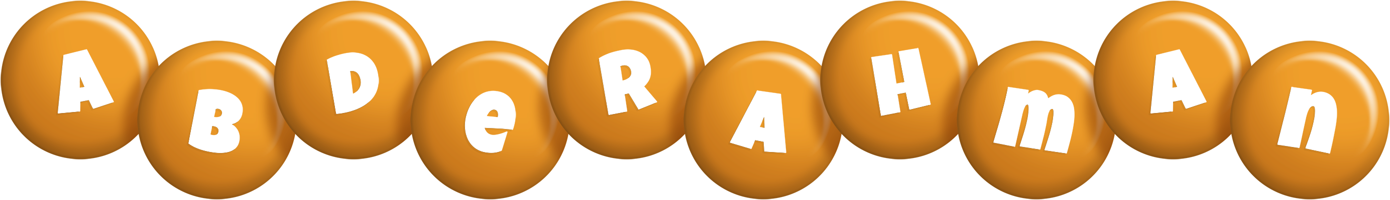 Abderahman candy-orange logo