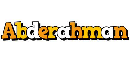 Abderahman cartoon logo