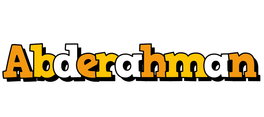 Abderahman cartoon logo
