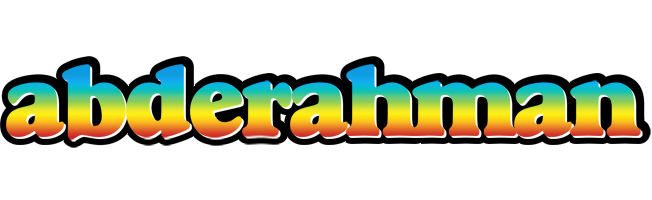 Abderahman color logo