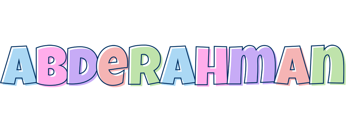 Abderahman pastel logo