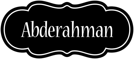 Abderahman welcome logo