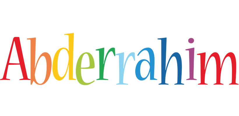 Abderrahim birthday logo