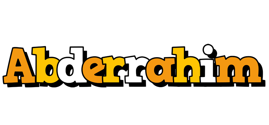 Abderrahim cartoon logo