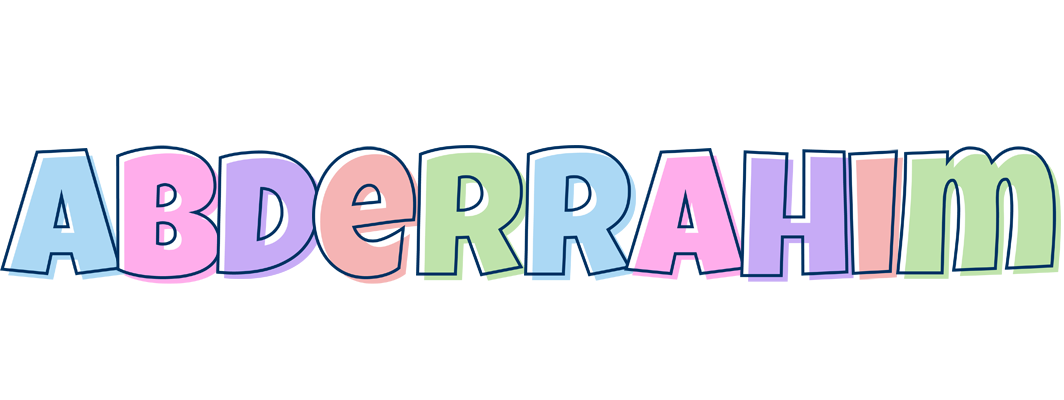 Abderrahim pastel logo