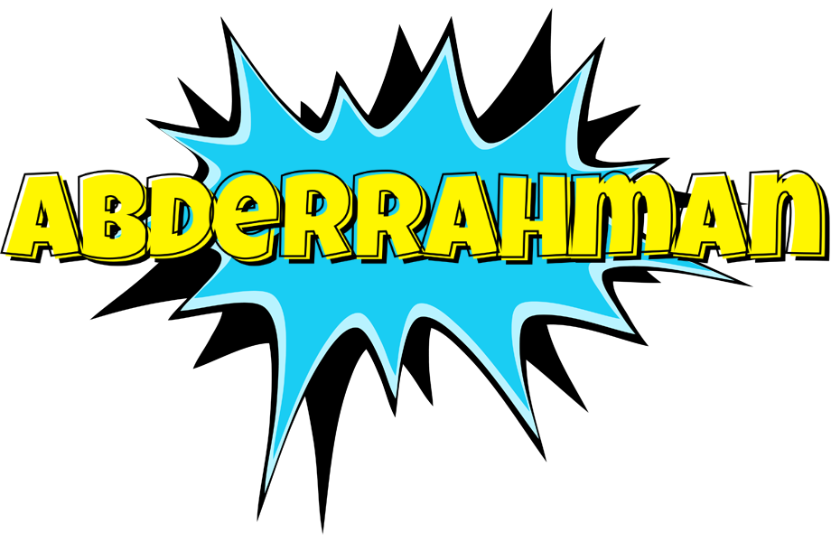 Abderrahman amazing logo
