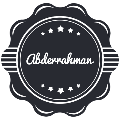 Abderrahman badge logo