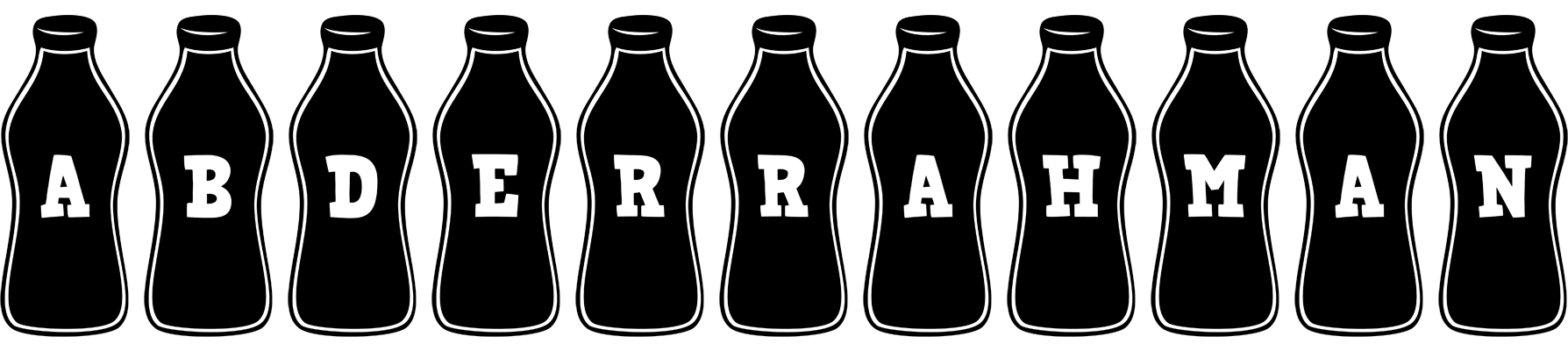 Abderrahman bottle logo