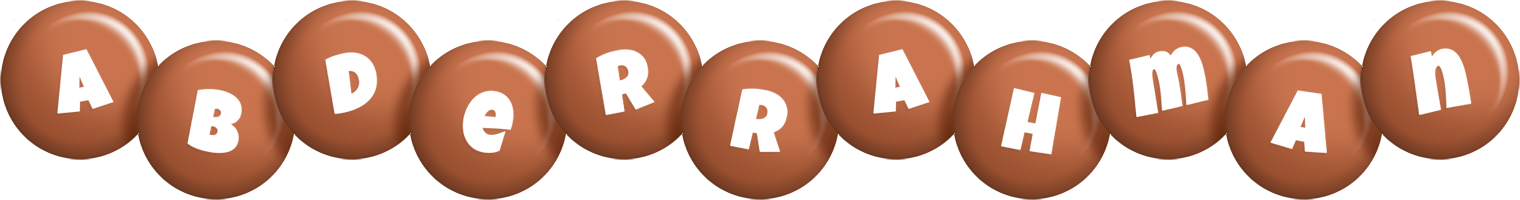 Abderrahman candy-brown logo