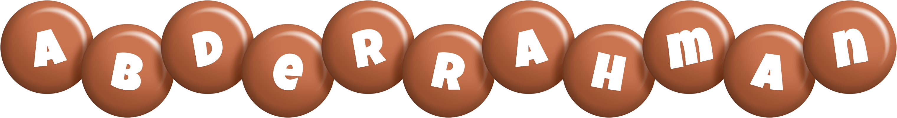 Abderrahman candy-brown logo