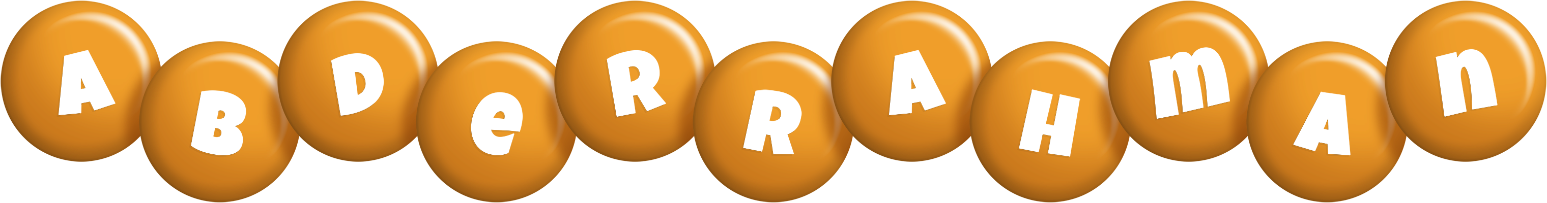 Abderrahman candy-orange logo