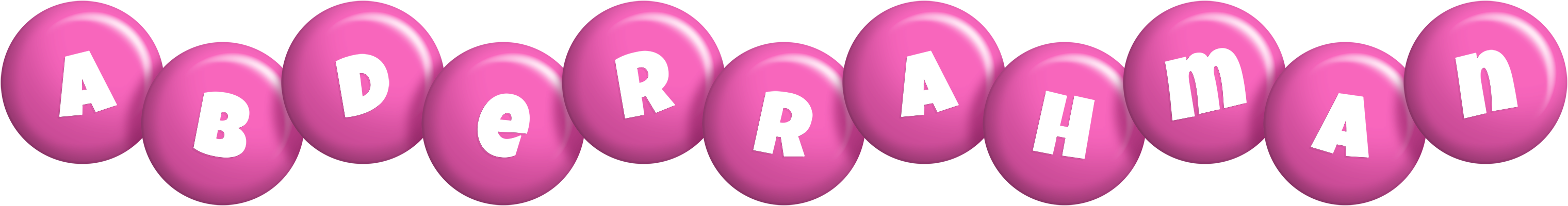 Abderrahman candy-pink logo