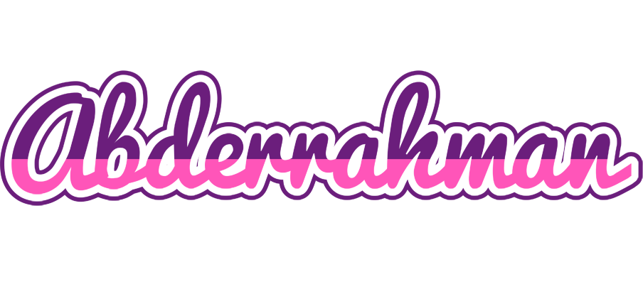 Abderrahman cheerful logo