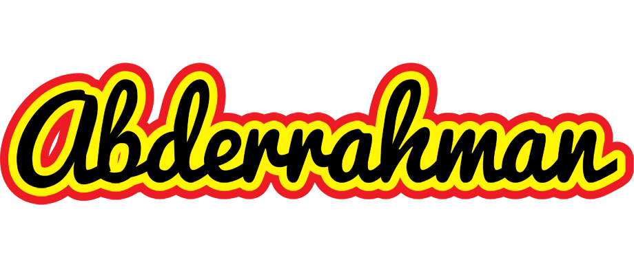 Abderrahman flaming logo