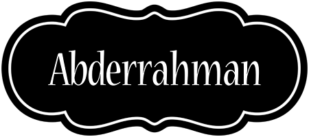 Abderrahman welcome logo