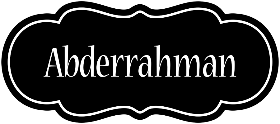 Abderrahman welcome logo