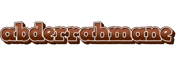 Abderrahmane brownie logo