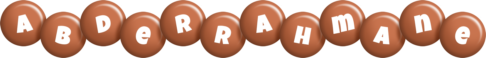 Abderrahmane candy-brown logo