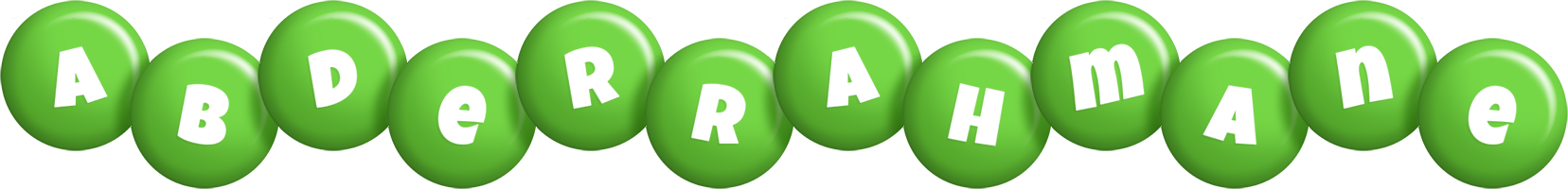 Abderrahmane candy-green logo