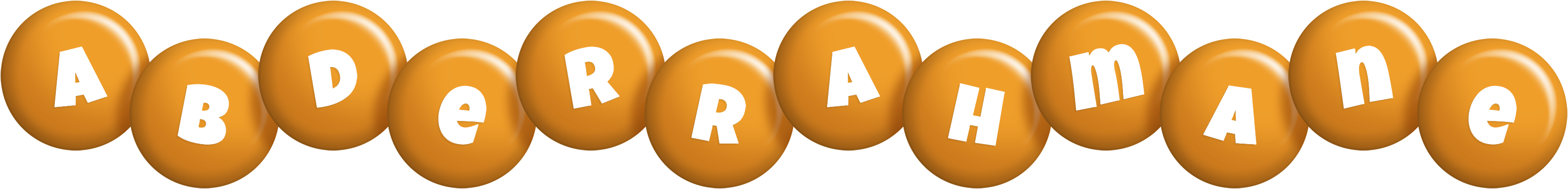 Abderrahmane candy-orange logo