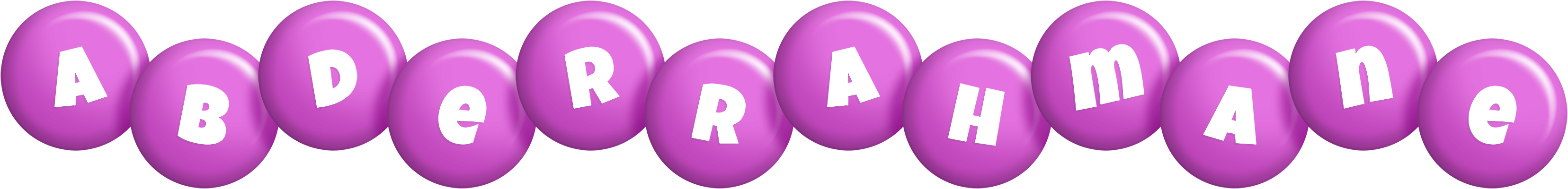 Abderrahmane candy-purple logo