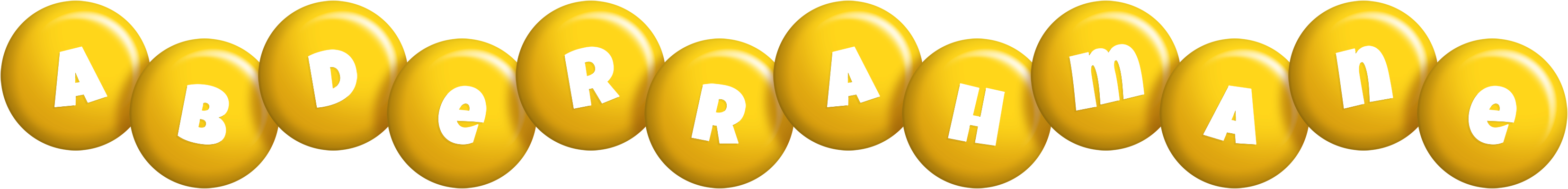 Abderrahmane candy-yellow logo