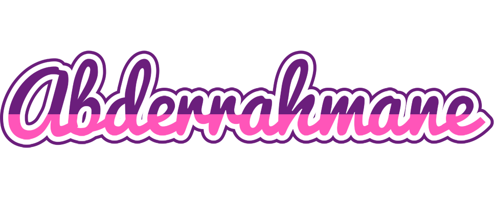 Abderrahmane cheerful logo
