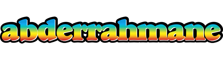 Abderrahmane color logo