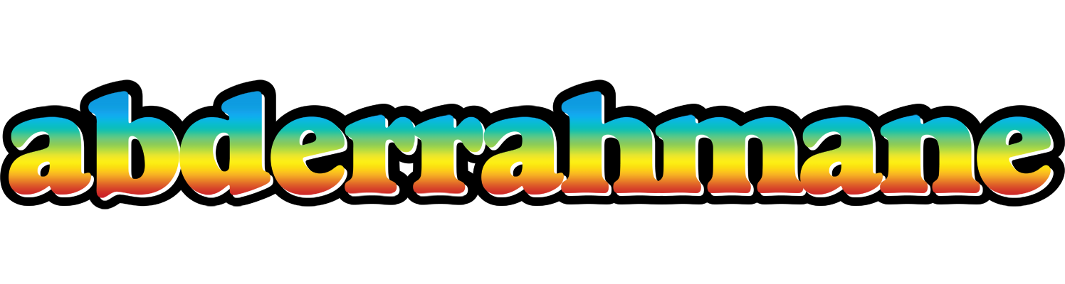 Abderrahmane color logo