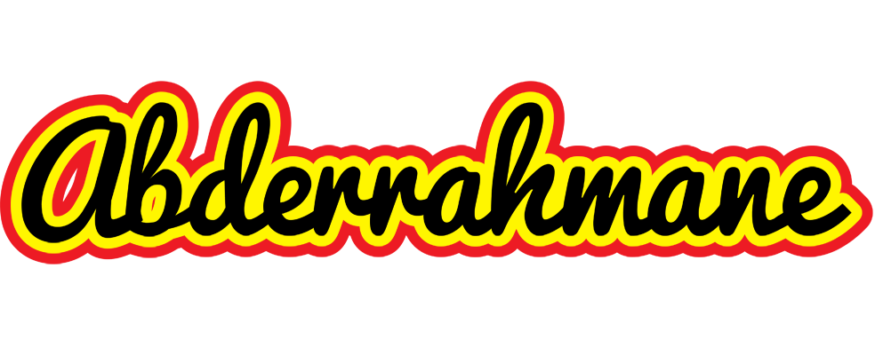 Abderrahmane flaming logo