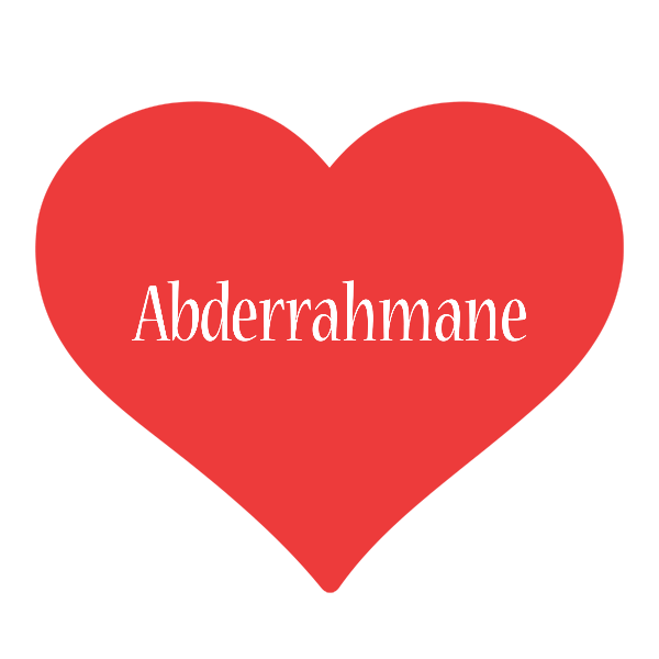Abderrahmane love logo