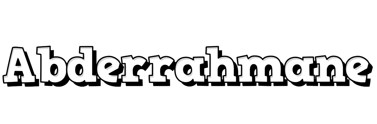 Abderrahmane snowing logo