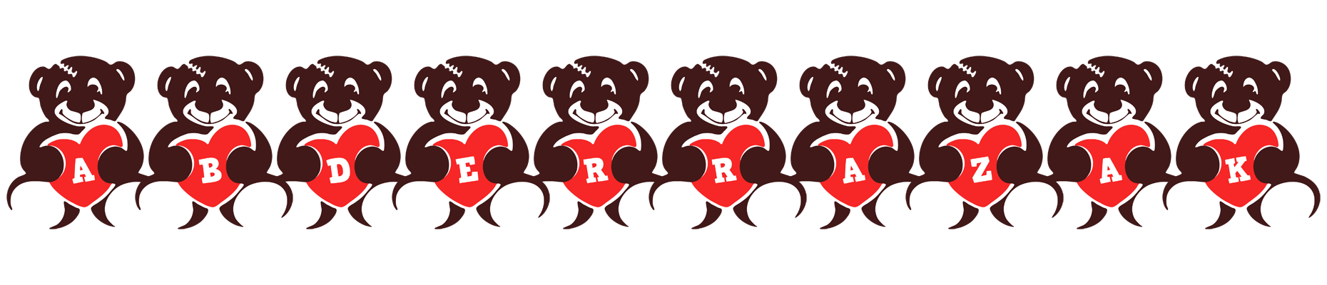 Abderrazak bear logo