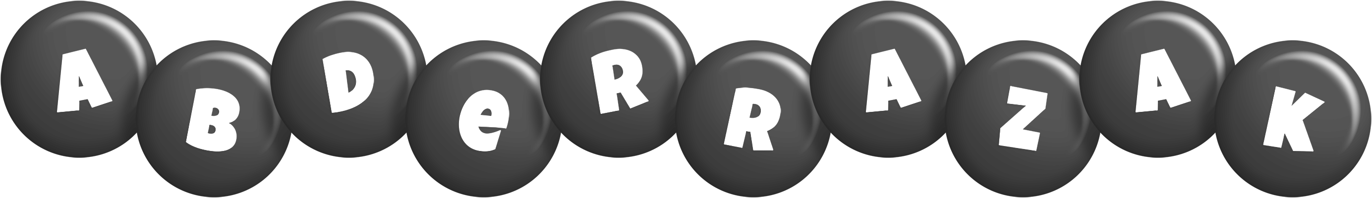 Abderrazak candy-black logo