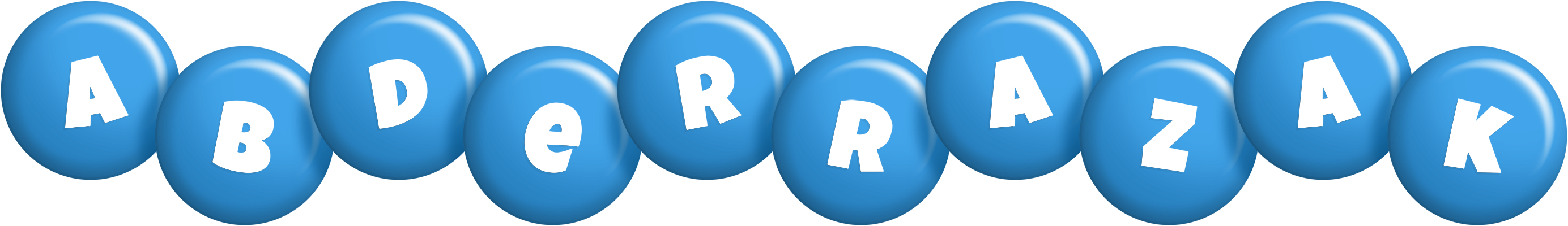 Abderrazak candy-blue logo