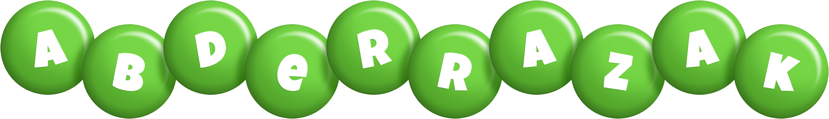 Abderrazak candy-green logo