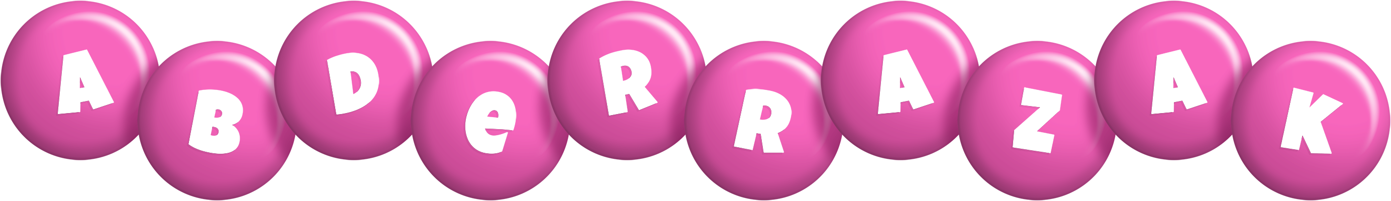 Abderrazak candy-pink logo