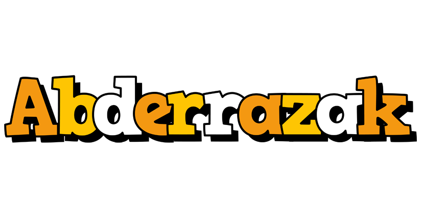 Abderrazak cartoon logo