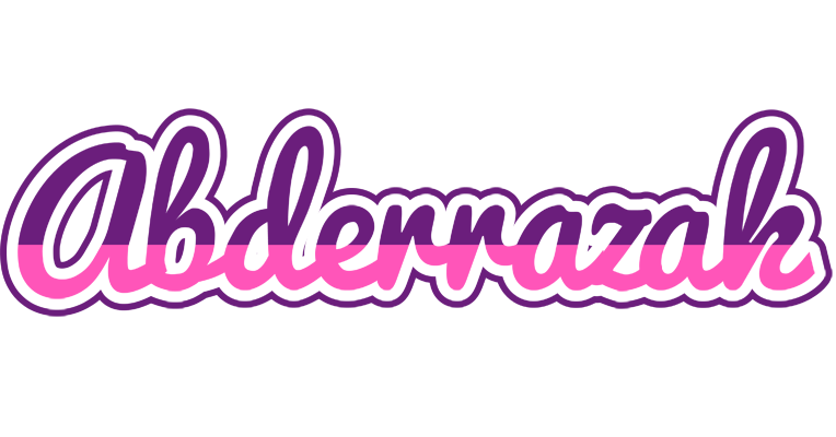Abderrazak cheerful logo