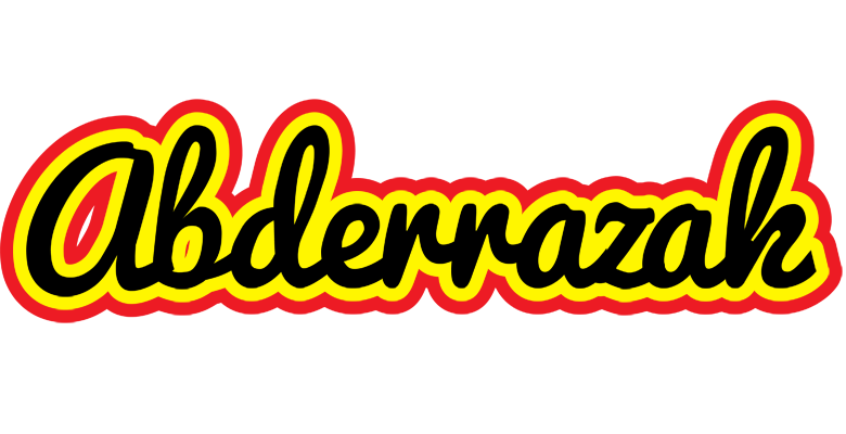 Abderrazak flaming logo