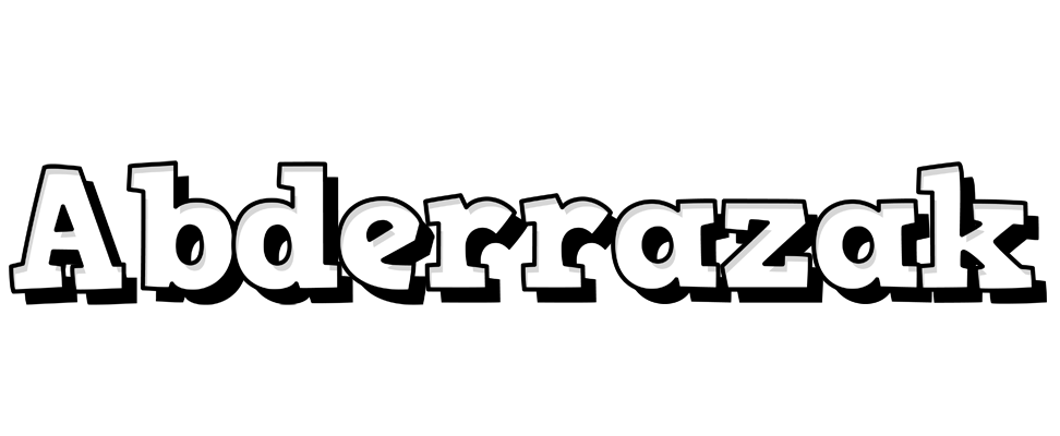 Abderrazak snowing logo