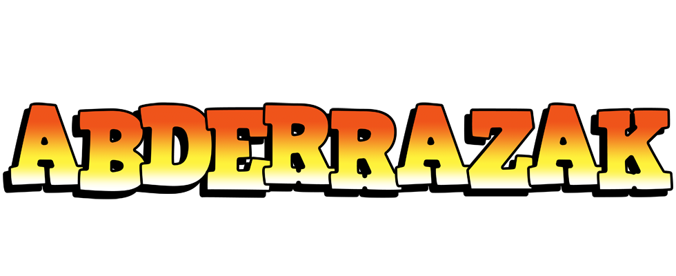 Abderrazak sunset logo