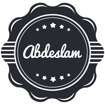 Abdeslam badge logo