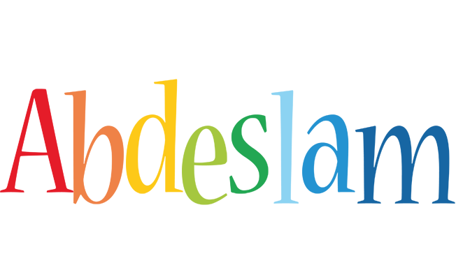 Abdeslam birthday logo